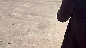 heart races watching rapidinha unfold right in the public park