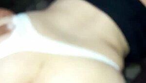 prostitute wife with big ass takes deep cock thrusts