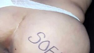 prostitute wife with big ass takes deep cock thrusts