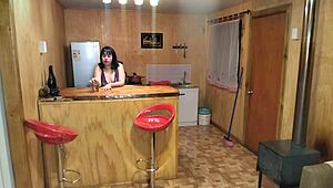 StepMom Sneaks In Midnight For Secret Pounding After Water Break!