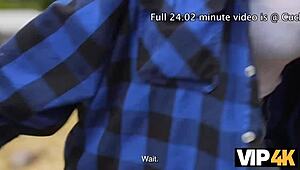 Wife Takes Monster BBC in Woods While Cuckold Husband Watches