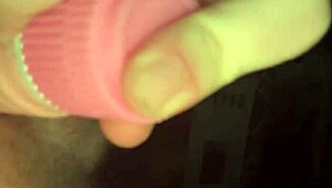 High and stroking that dildo hard