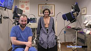 dr tampa checks rebel wyatt tatted curly pussy tits backstage physical