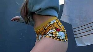 hottie kicks off morning routine with stretches coffee and glow-up vibes