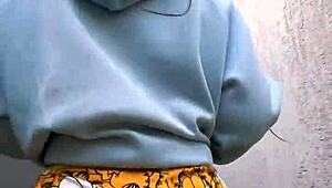 hottie kicks off morning routine with stretches coffee and glow-up vibes