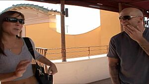 Vivian Jixxer Spies on Shaved Cameltoe Then Fingers Pussy in Lingerie Heels