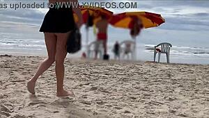 hey people watching on the beach but i'm cumming on this big cock again 😏