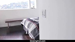 Hung Tony Profane rams round ass stepsis Marissa Mae's tight pussy cowgirl