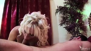 bohner's monster cock rams wife's shaved tight blonde pussy deep