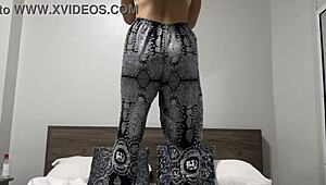 Nice fine curvy asian teen girlfriend ass pov workout in thong panties student view