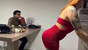 My Curvy Stepmom With Big Natural Tits Fucks Me While Stepdad Is Away