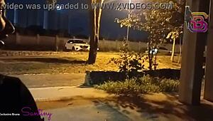 Wife Cheats on Hubby Sucks First Stranger Cock She Spots