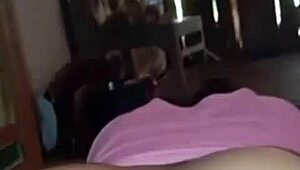 omg so nervous getting invited to friend's house turns into wild college uniform roleplay fuck!!