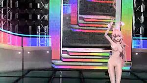 yo check megurine luka full nude bunny costume in love project diva mod