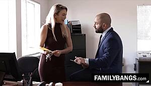 FamilyBangs Com Businessman Hires Sister-in-Law Adira Allure!
