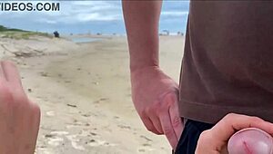 hey people watching on the beach but i'm cumming on this big cock again 😏