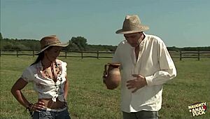 wanna watch sandra romain ride cock anal outdoors bent over doggystyle??