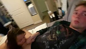 innocent college teen's tight wet pussy stretched by fat cock doggystyle riding