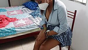 i sent teacher dirty uniform video gropin myself n seduced him real good