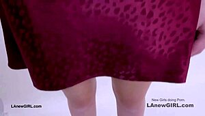 Shy Brunette Model, Seduced for Cum-Swallowing Sofa Fuck in Audition!