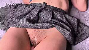 Mommy's hairy pussy milks my cock nonstop till i explode inside her