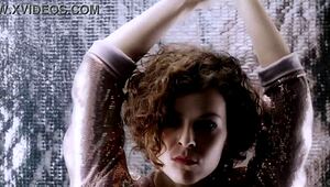 Sweet Swedish bikini babes pose hot on beach to music