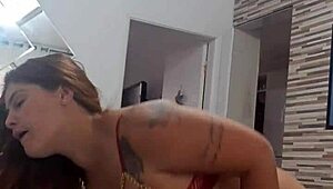 dancing huge ass shakes wildly on tik tok live