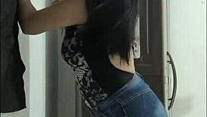 Mature Busty Stepmom Flashes Huge Natural Tits Exhibition