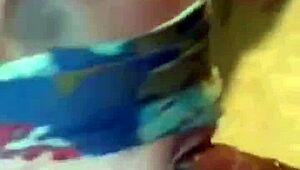 Open wide for this sloppy blindfolded face fuck milf