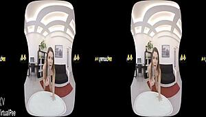 dildo loving brunette soaks her body in hot piss during intense fetish play