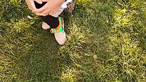 i GAVE my NEIGHBOR flowers and she THANKED me with passionate CUNNILINGUS till ORGASM