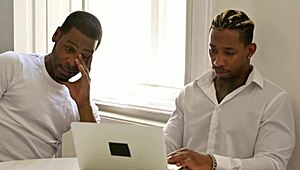 yo insatiable blonde zlata shine calls over bbc neighbors for wild bedroom dp with gagging and facials