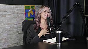 she did several menages but got surprised not getting fucked... vicky spills how her sheer red started it?