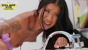 cum to the cookout and clap ameena green's juicy cheeks hard