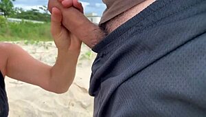 Stranger milf's big natural tits jiggle in public outdoor cowgirl anal fail blooper close-up