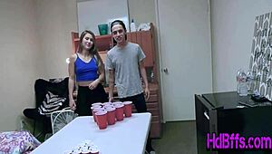 Teen Sluts' Wild Dorm Party Faces Covered in Cum After Hardcore Cock Sucking and Fucking