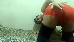 Sofi Vice's slutty anal toy addiction with dildo ripping clothes stockings heels ass shaking spanking in bed