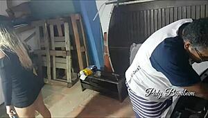 BIG ASS Latina Amateurs Break Car in Favela Reality Fetish