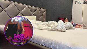 Petite Alice's Tight Pussy No Panties Miniskirt Legs Feet