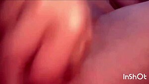 Amateur wife squirts dripping juices on webcam shoving huge dildo in shaved pussy.