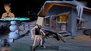 Hey sexy curvy hentai babe wanna fuckerman jingle balls deep in 3D?