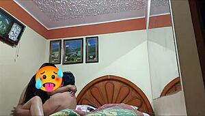 Submissive latina wife offered as prostitute to fat mature friend by cuckold husband