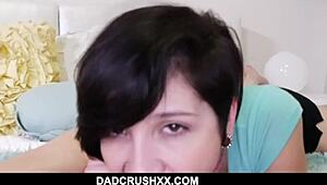 Sexy TABOO Step Daughter Cadey Mercury's Wrong Text Leads To Daddy Father-in-Law Uncle Fuck Fest