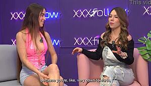 karolin gomez's tight wet pussy and small natural tits get pounded hard by pipe boy after interview