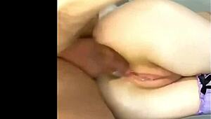 hotwife takes monster bbc while cuck watches 😩🍆💦 huge cock hurts so good