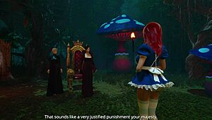 let's dive into caroline's lesbian strapon outdoor fantasies with redhead group wonderland finale!