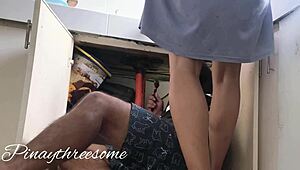 dude the plumber wrecked my hairy pinay pussy creampie close-up and messy cum everywhere??