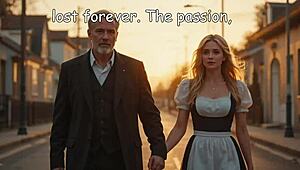 the lonely 50-year-old boss man craves his young blonde maid's tight body in forbidden romance