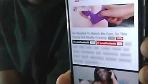 ebony teases toys in jeans join my masturbation