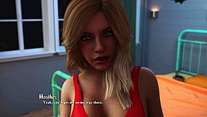 Busty Blonde Begs for Big White Cock Taste in Wild Being a Dik 3D Hentai Blowbang Cumshot Game!